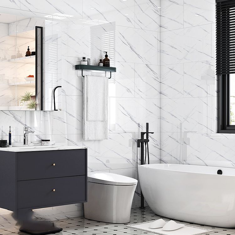 BowLift | Polygon Field Peel and Stick Back Wall Tile PVC Peel and Stick Tile for the Kitchen