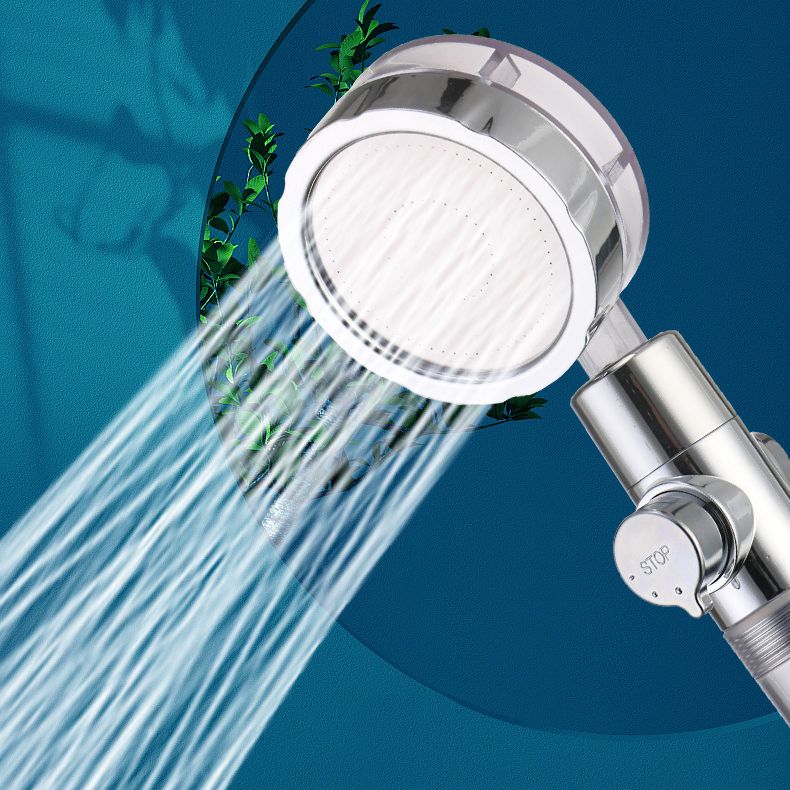 BowLift | Plastic Shower Head Round Handheld Shower Head with Adjustable Water Flow