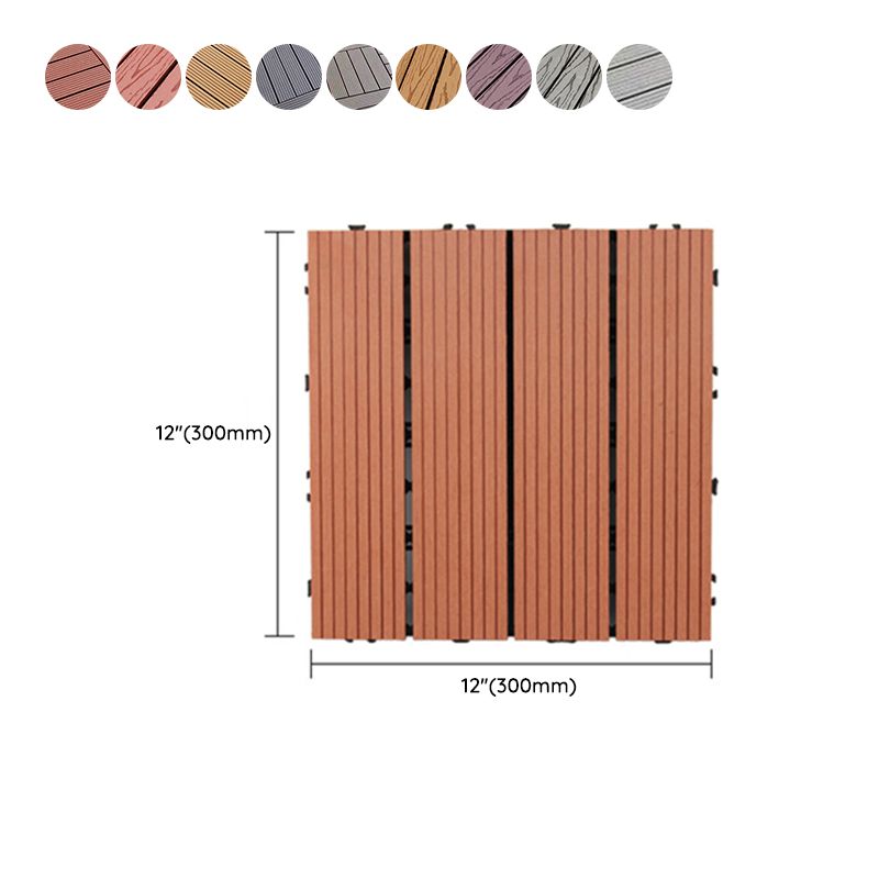 BowLift | Square PVC Deck/Patio Floor Tiles Interlocking Installation Outdoor Patio Tiles