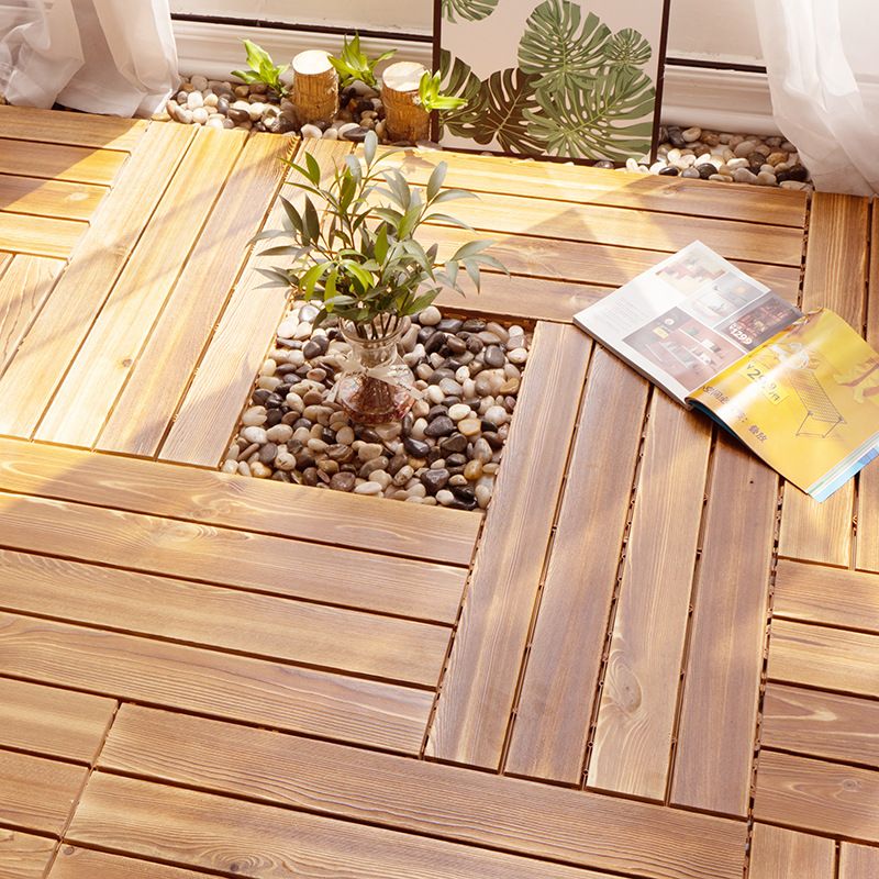 BowLift | Parquet Pine Floor Tile Waterproof Click Lock Traditional Hardwood Floor for Living Room