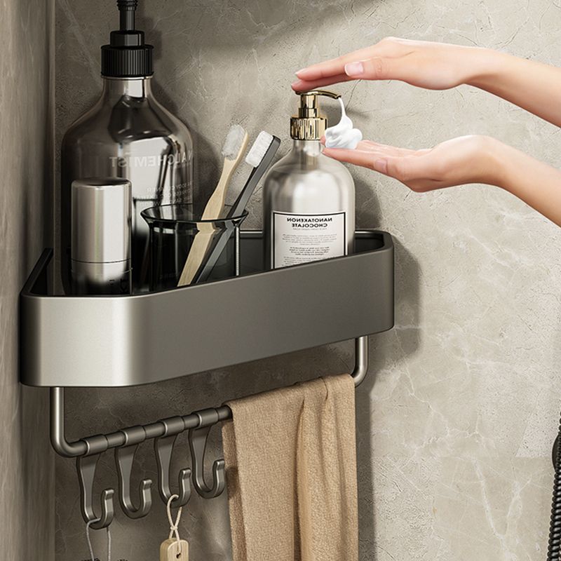 BowLift | Adhesive holder metal bathroom accessories single piece or in set with bathroom shelf