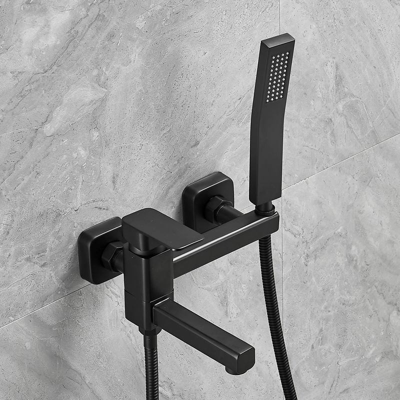 BowLift | Wall-mounted metal bathtub faucet low arc swivel bathroom faucet