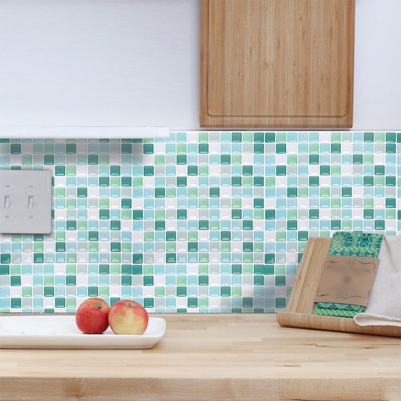 BowLift | Plastic Peel & Stick Mosaic Tile Waterproof Peel & Stick Mosaic Tile with Square Shape