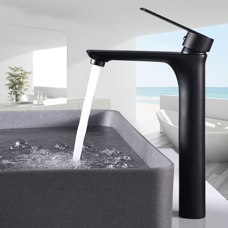 BowLift | Glam Vessel Sink Faucet Brass Lever Handles with Water Hose Sink Fitting