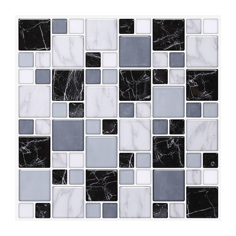 BowLift | Pattern Matte Color Stone Peel and Stick Mosaic Tile Peel and Stick Tile Set of 2