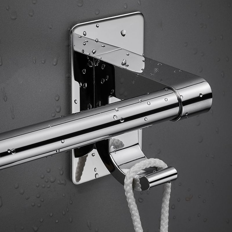 BowLift | Polished Chrome Bathroom Accessory Set Modern Bathroom Shelf Stainless Steel