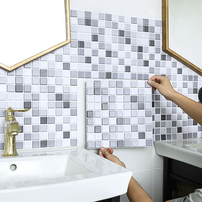 BowLift | PVC Peel & Stick Mosaic Tile Square Shape Mosaic Tiles Wallpaper