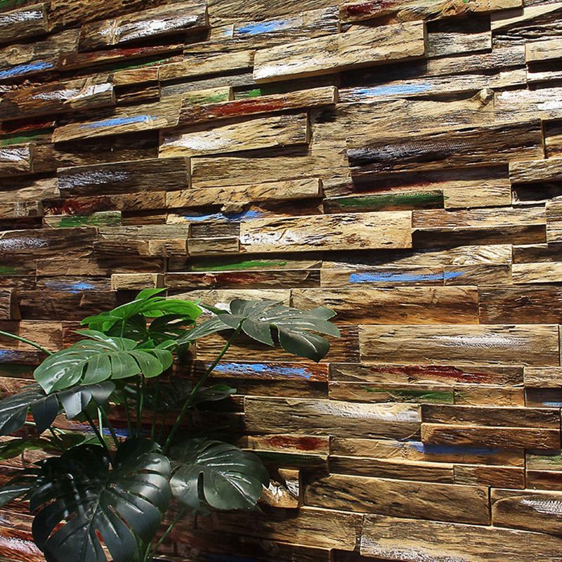 BowLift | Wall cladding wood shiplap mosaic modern interior wall cladding