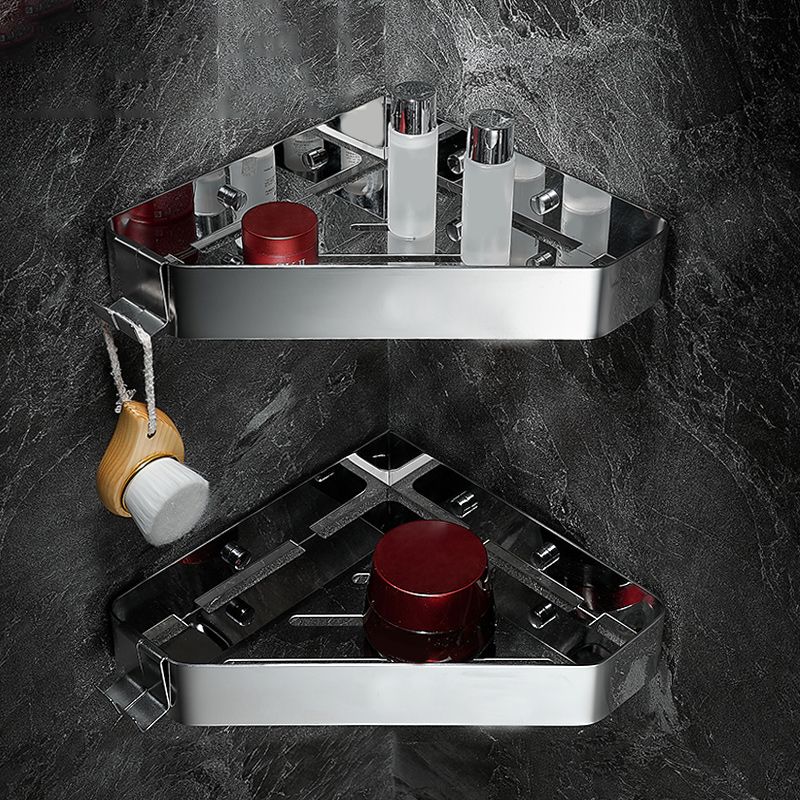 BowLift | Contemporary Stainless Steel Bathroom Shelf 2-piece Bathroom Accessory Set