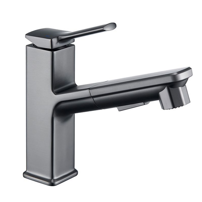 BowLift | Contemporary Container Faucet Lever Handles Low Arc Copper Container Faucet
