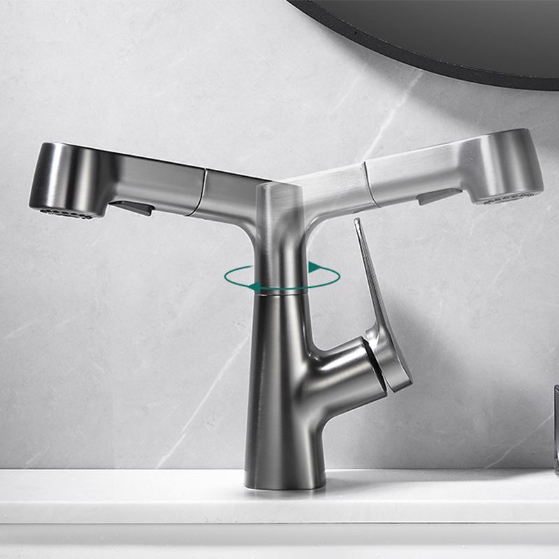BowLift | Pull-out Vessel Faucet Modern Sink Faucet with a Single Lever Handle