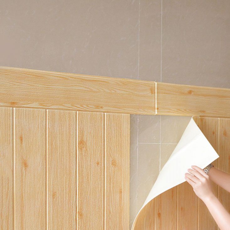 BowLift | Polygon Peel and Stick Back Wall Tile PVC Wood Peel and Stick Tile