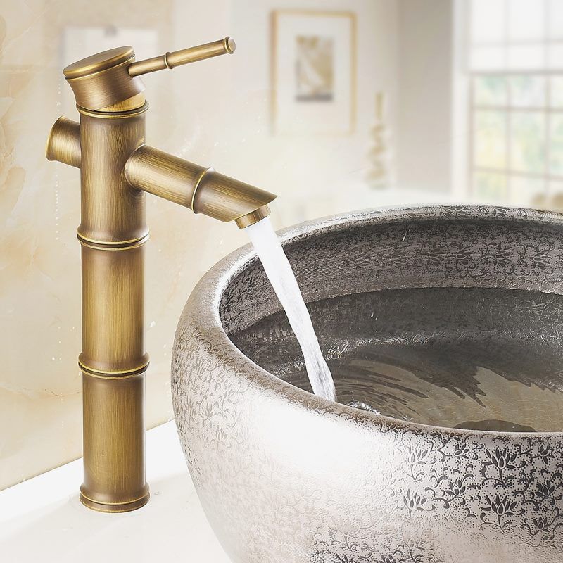 BowLift | A hole water tap country sink bathroom faucet with single lever handle