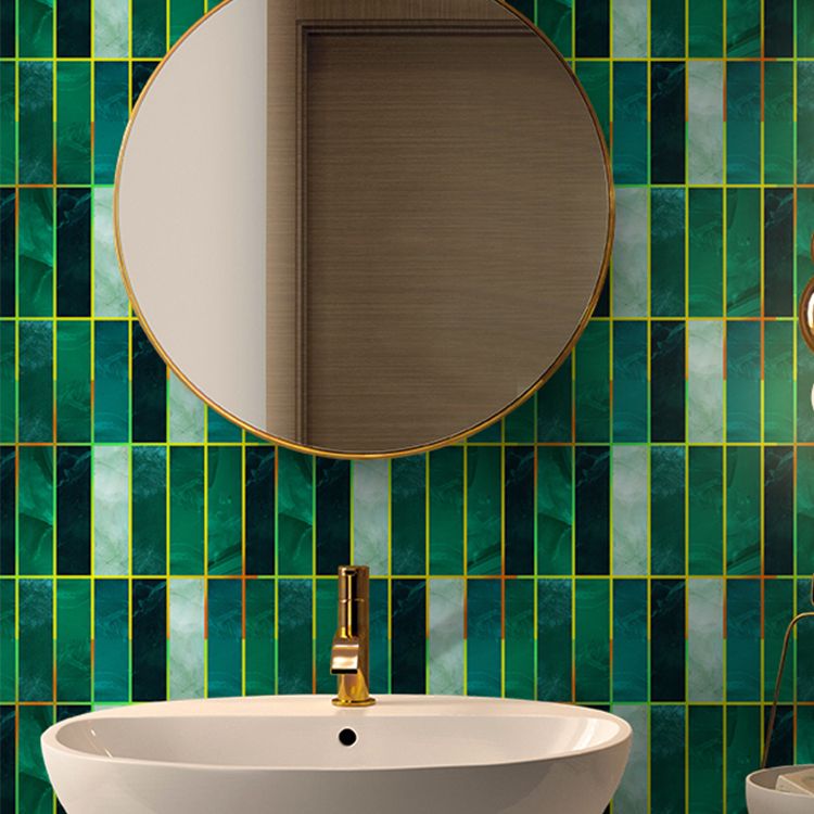 BowLift | Polygon Peel and Stick Splash Guard Tile PVC Mosaic Peel and Stick Tile for the Kitchen