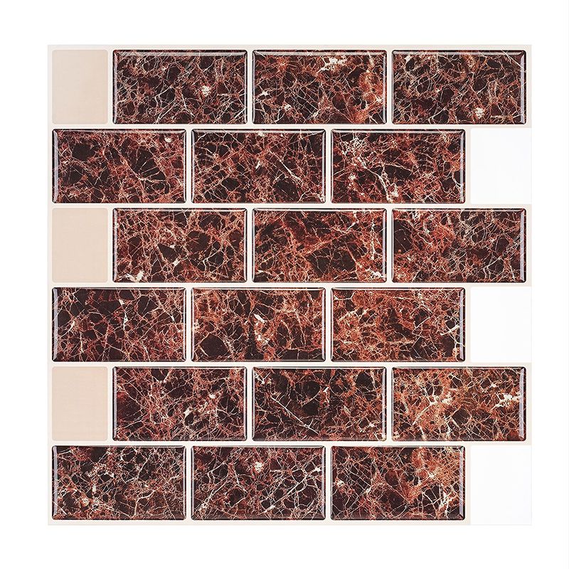 BowLift | Pattern Matte Color Stone Peel and Stick Mosaic Tile Peel and Stick Tile Set of 2