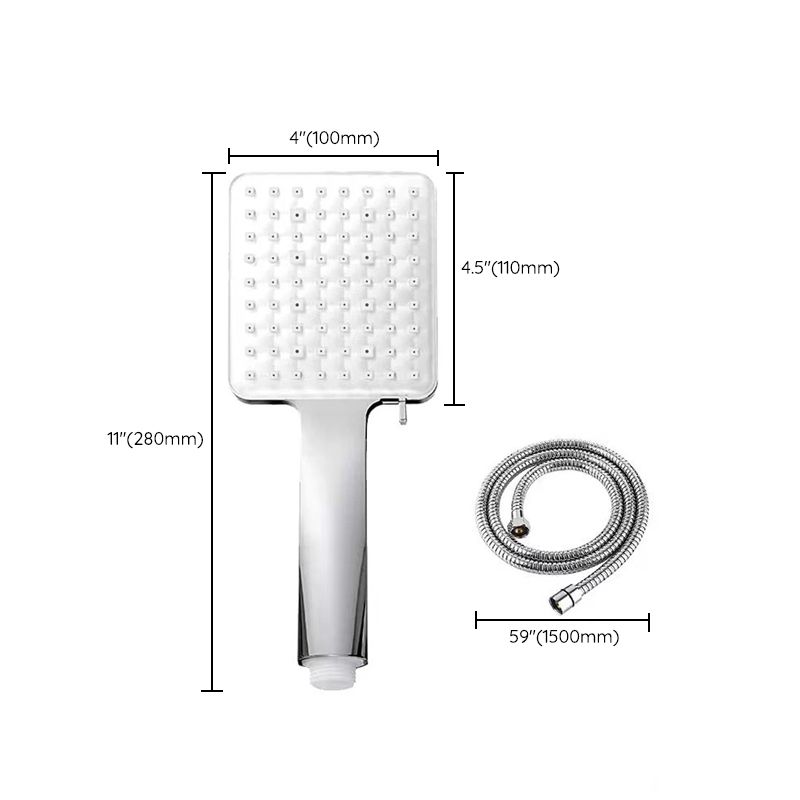BowLift | Classic Handheld Showerhead Standard Round Showerheads in Silver