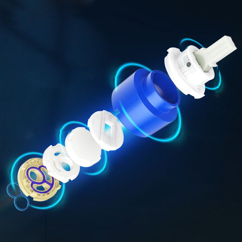 BowLift | Modern Bathroom Sink Faucet Brass Knob Handle Low Arc Basin Faucet