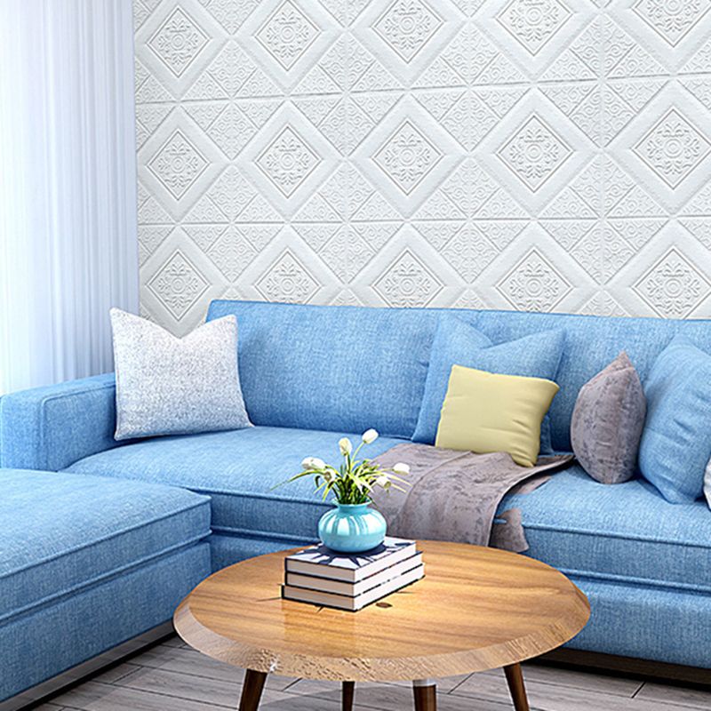 BowLift | 3D embossed interior wall covering Self-adhesive geometric texture wall covering