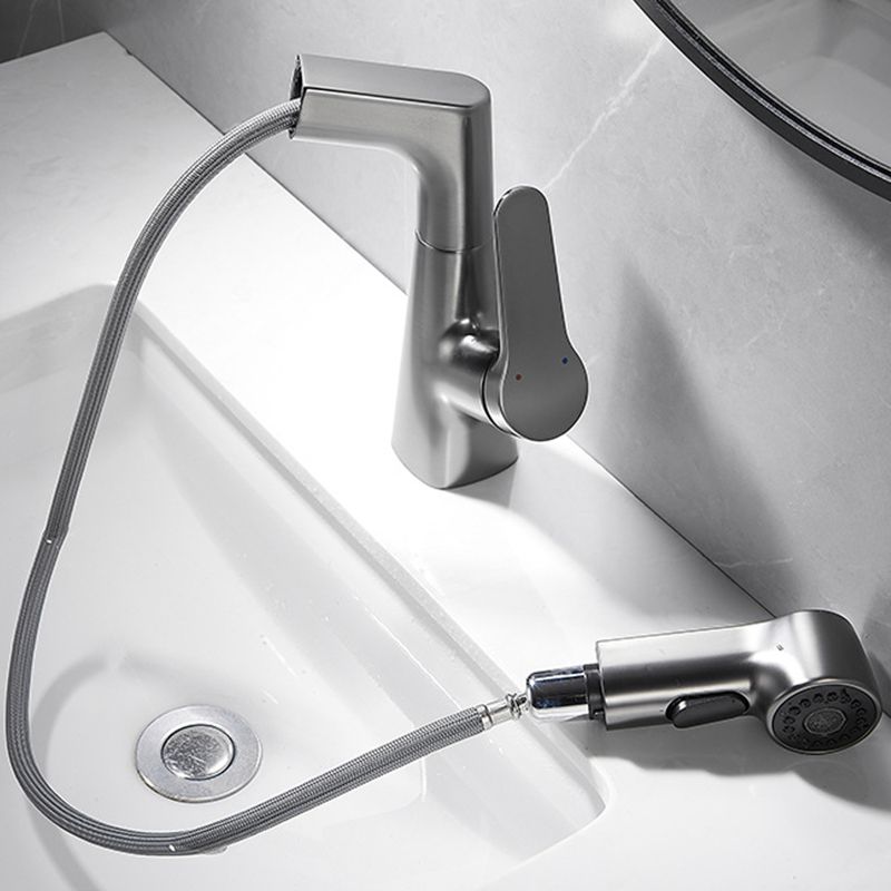 BowLift | Pull-out Vessel Faucet Modern Sink Faucet with a Single Lever Handle