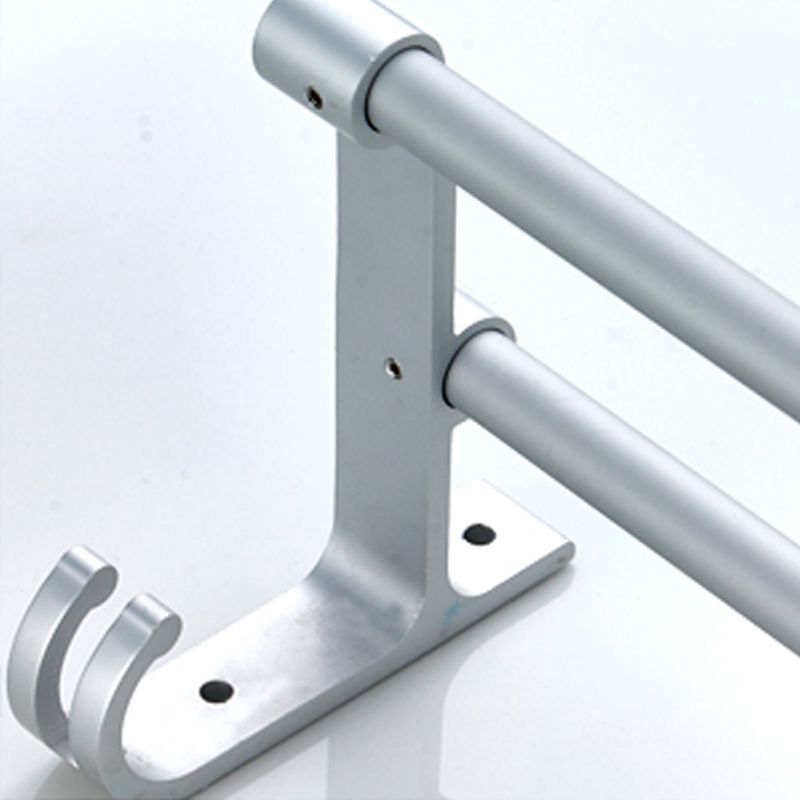 BowLift | Silver Contemporary Bathroom Hardware Set Stainless Steel Aluminum Bathroom Set