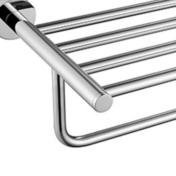 BowLift | Polished Chrome Modern Bathroom Accessories Set with Towel Bar/Paper Holder