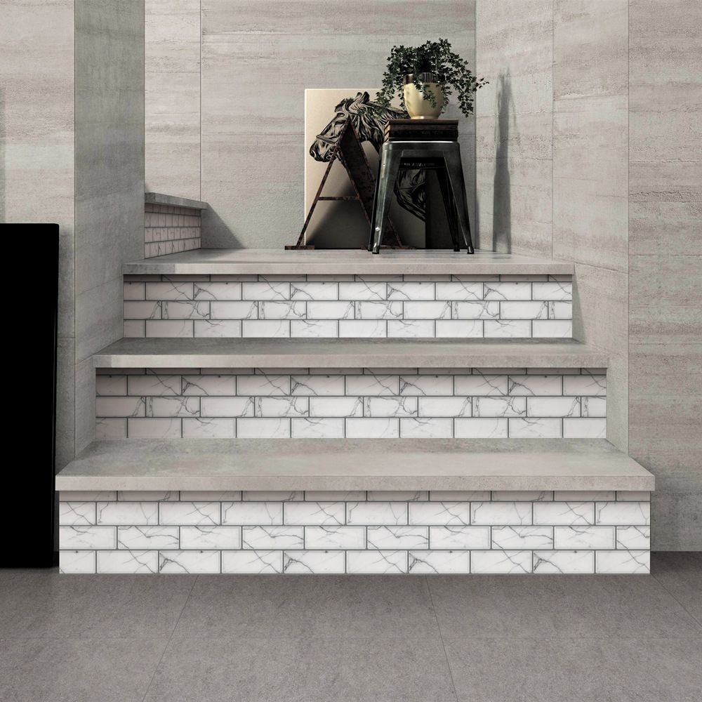 BowLift | Plastic Peel & Stick Subway Tile Modern Simple Subway Tile Wallpaper