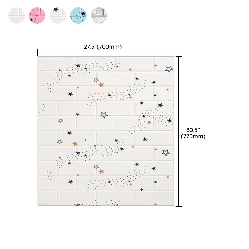 BowLift | XPE Foam Wall Cladding Star Pattern Square Waterproof Wall Cladding for the Living Room