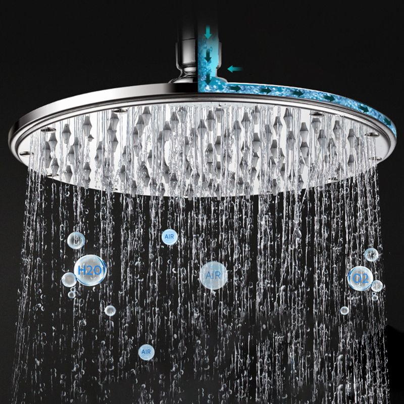 BowLift | Contemporary Showerhead Combination Dual Showerhead Stainless Steel Wall-Mounted Showerhead