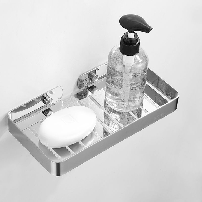 BowLift | Silver Bathroom Accessories Hardware Set Modern Bathroom Accessories Kit