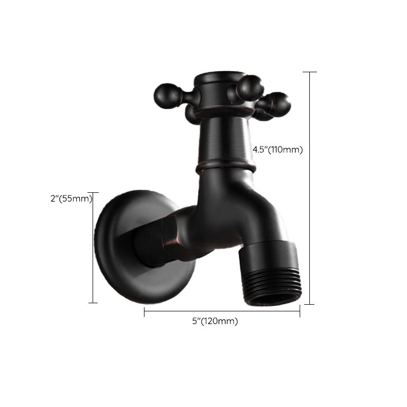 BowLift | Wide Bathroom Sink Faucet Wall-Mounted Cross Handle Faucet