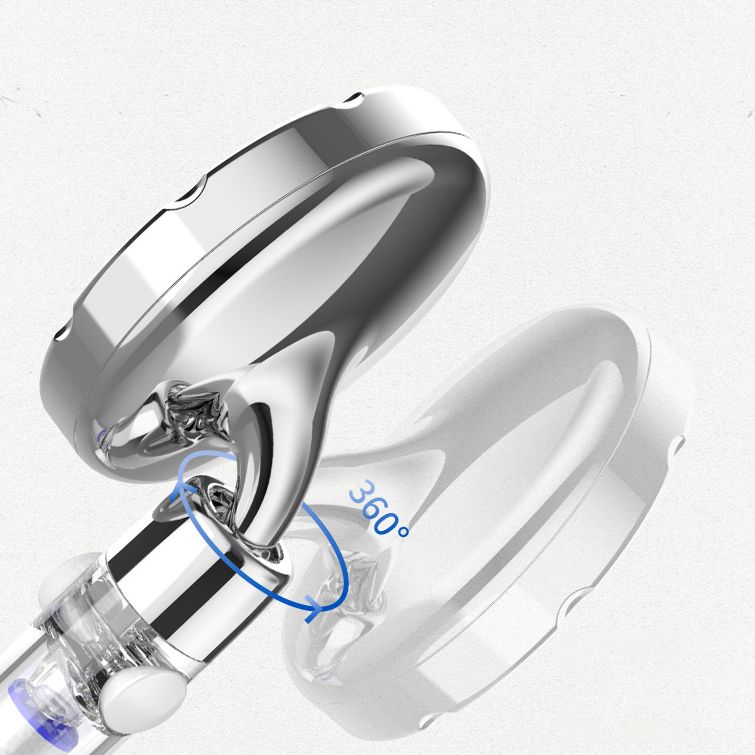 BowLift | Silver Hand Shower Standard Round Showerhead Combo