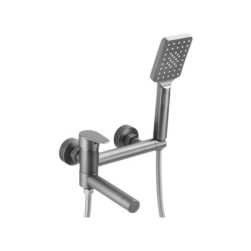 BowLift | Wall-mounted metal bathtub faucet low arch single lever bathtub faucet trim
