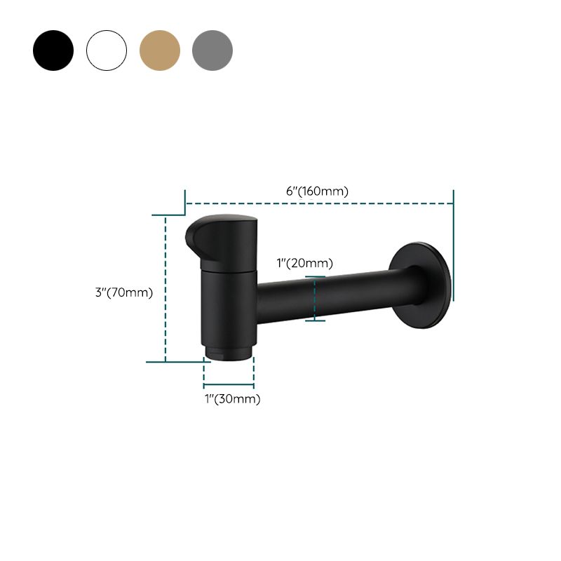 BowLift | Widely used wall-mounted bathroom sink faucet cross handle low arch faucet