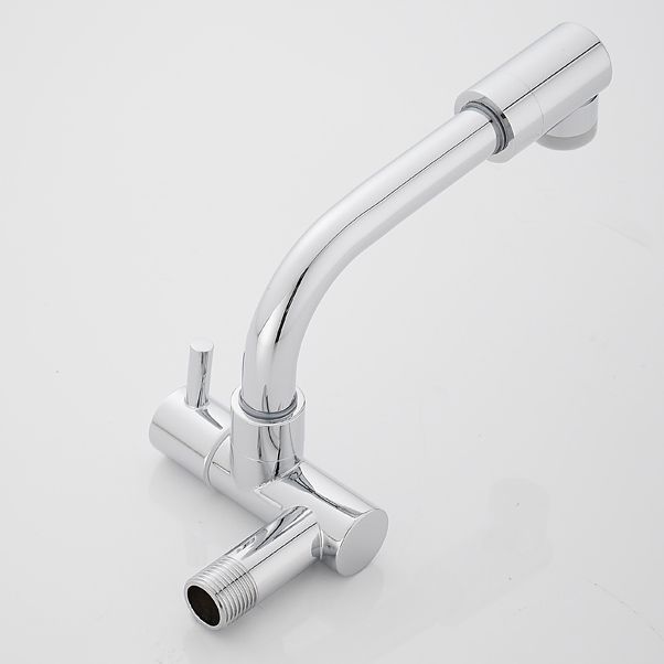 BowLift | Wall-mounted metal bathtub filler with low arc waterfall bathtub faucet