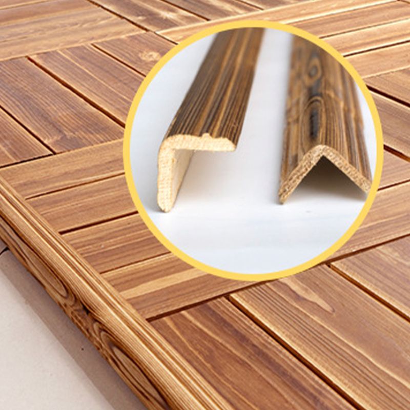 BowLift | Parquet Pine Floor Tile Waterproof Click Lock Traditional Hardwood Floor for Living Room