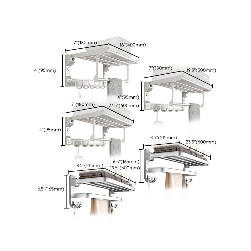 BowLift | Metal Bathroom Hardware Set Adhesive Installation Bathroom Accessory Kit