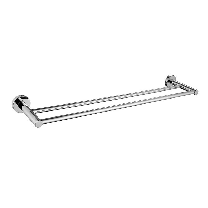 BowLift | Polished Chrome Modern Bathroom Accessories Set with Towel Bar/Paper Holder