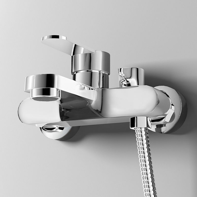 BowLift | Popular Wall-Mounted Bathtub Faucet Fixed Lever Handle Bathtub Filler Trim