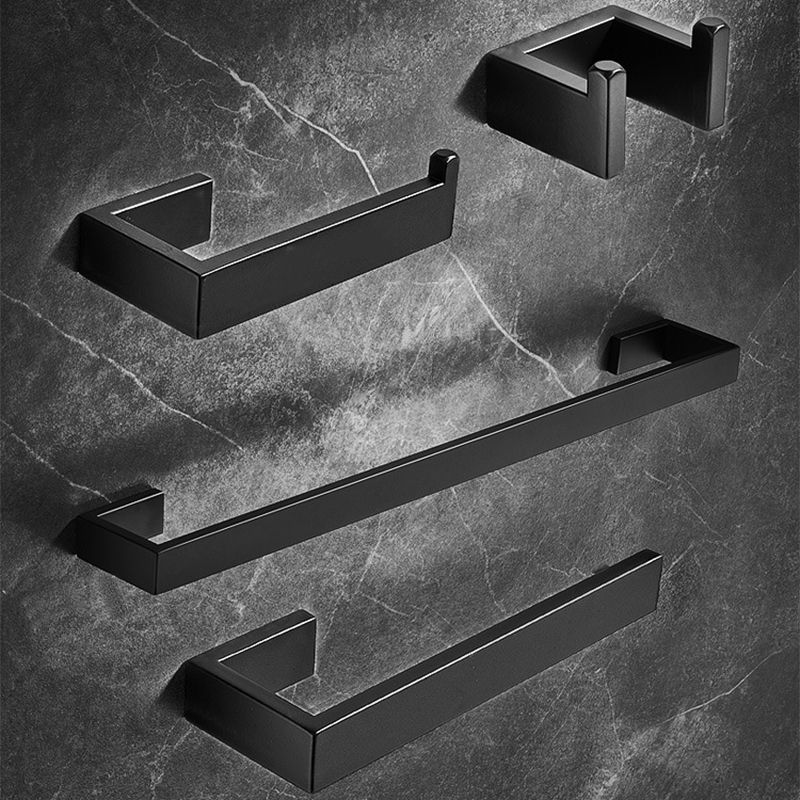 BowLift | Stainless Steel Bathroom Set 4-Piece Modern Style Simple Bathroom Accessory Set