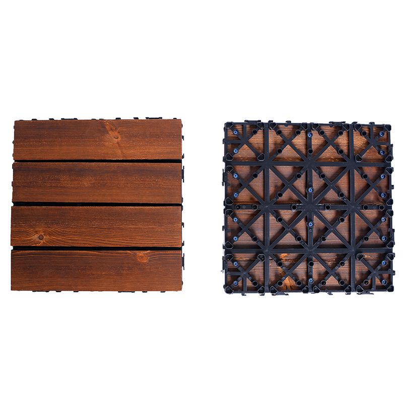 BowLift | Wood Deck/Patio Floor Tiles with Click Installation Floor Slabs Tiles