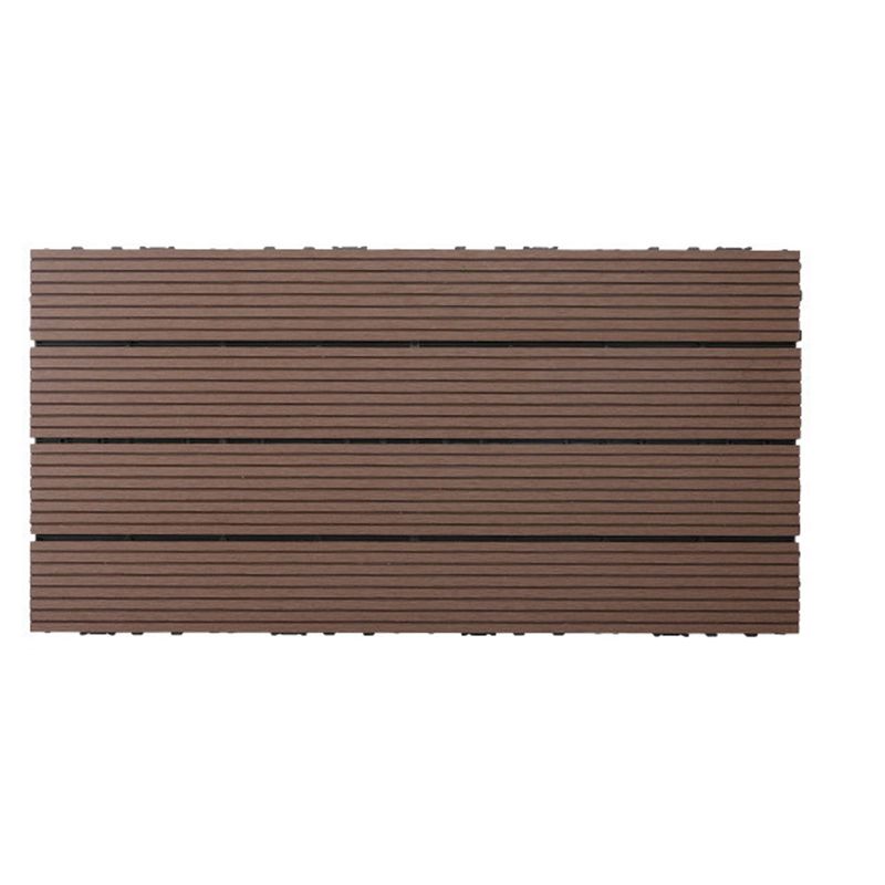 BowLift | Wire brushed wooden floor tiles Click-Lock engineered wood for patio garden