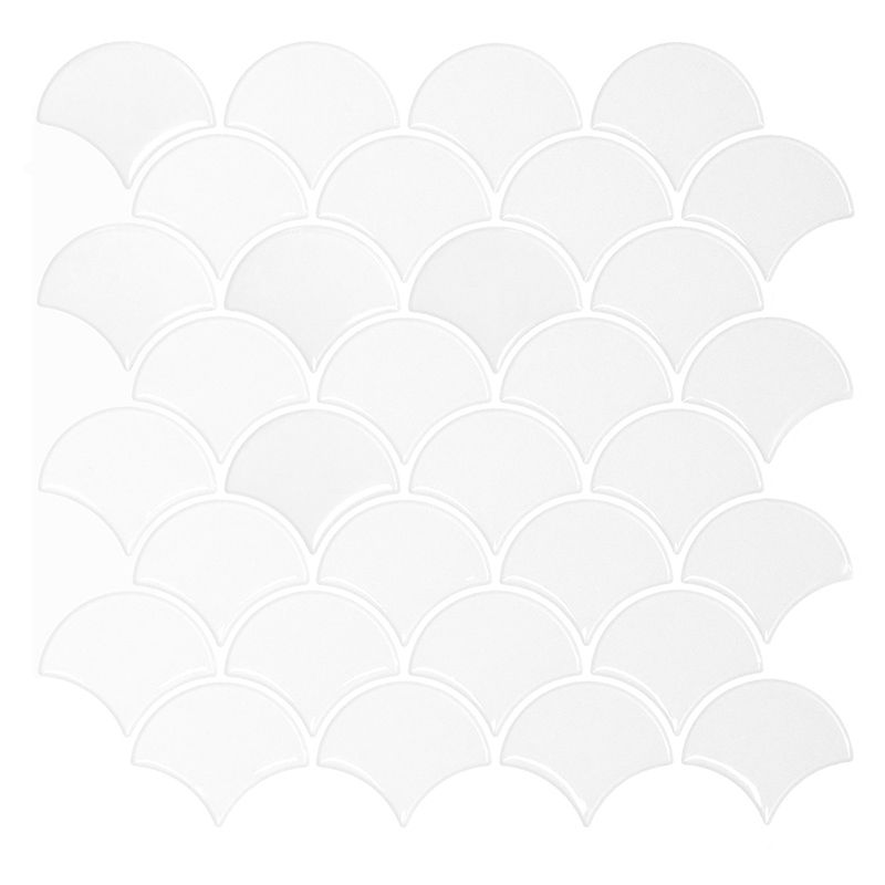 BowLift | Polygon Metal Peel and Stick Back Wall Tile PVC Peel and Stick Tile for the Kitchen