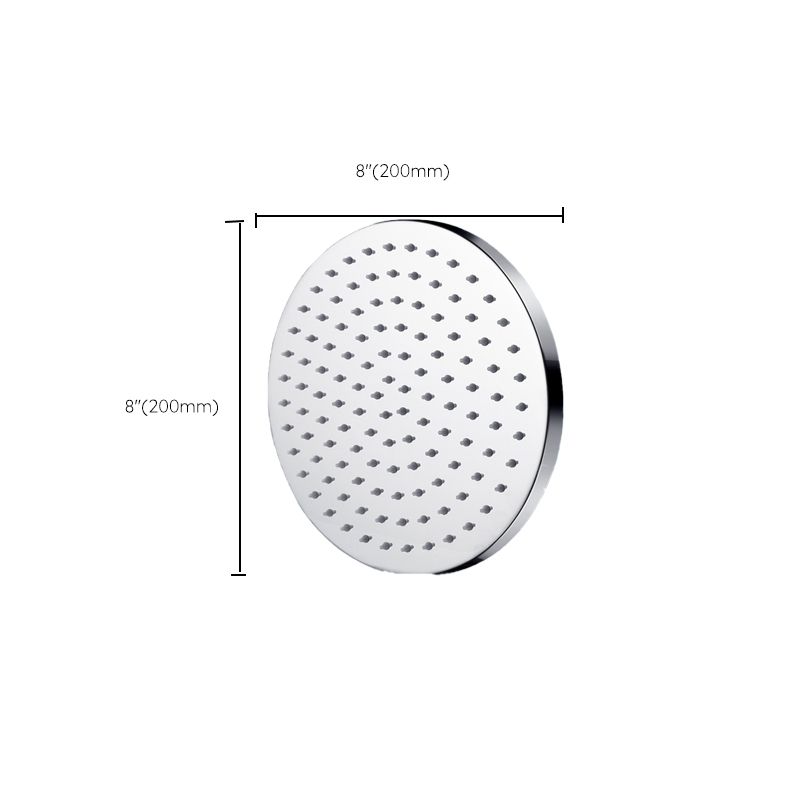 BowLift | Metal Shower Head Combo Contemporary Round Fixed Shower Head for the Bathroom