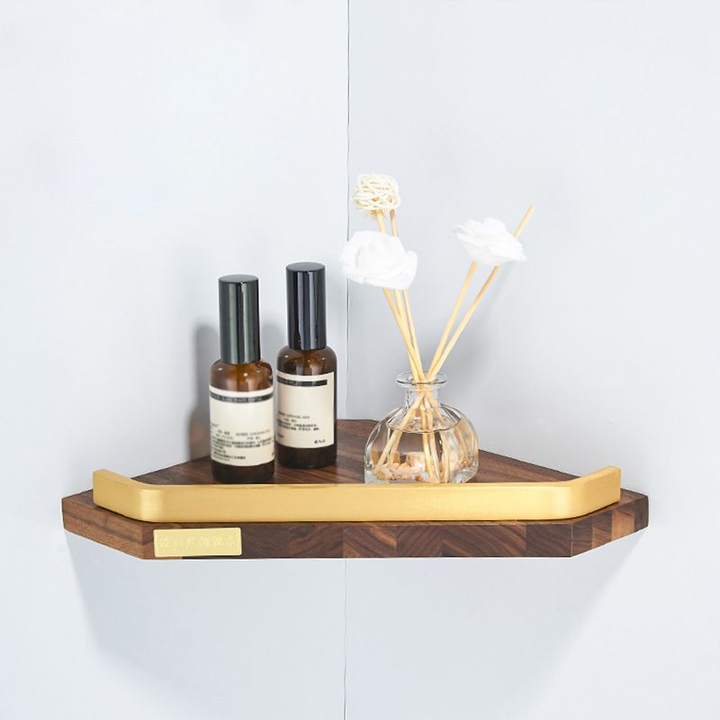 BowLift | Wood and Aluminum Bath Hardware Set Golden Bathroom Accessory Set