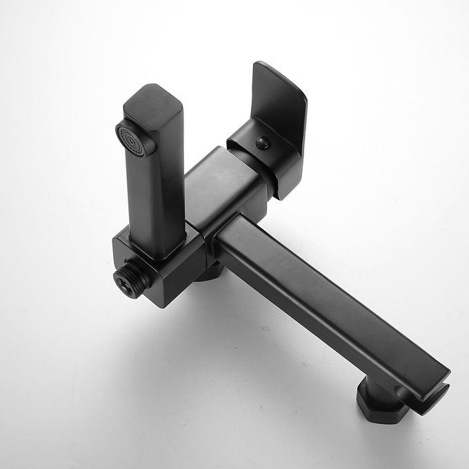 BowLift | Wall-mounted metal bathtub faucet low arc swivel bathroom faucet