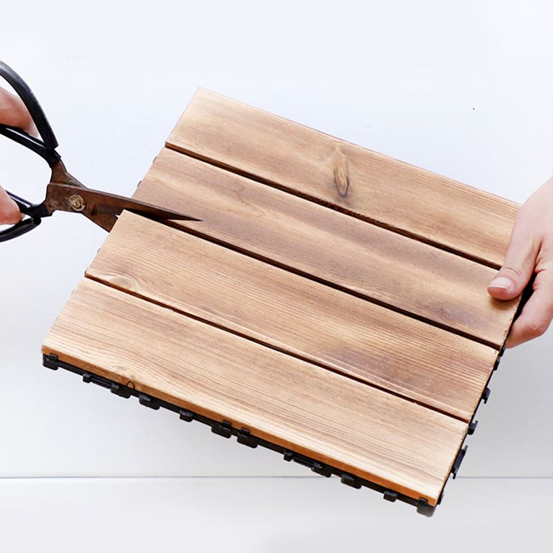 BowLift | Parquet Pine Floor Tile Waterproof Click Lock Traditional Hardwood Floor for Living Room