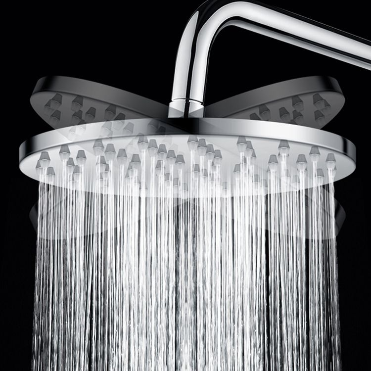 BowLift | Metal Shower Head Combo Contemporary Round Fixed Shower Head for the Bathroom