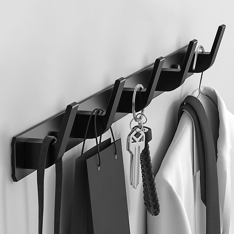 BowLift | Mattes Finish Modern Bathroom Accessories 2 - Piece Bathroom Accessory Set, Bathrobe Hooks