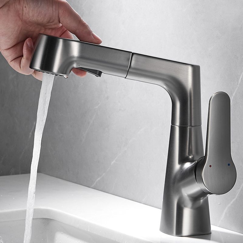 BowLift | Pull-out Vessel Faucet Modern Sink Faucet with a Single Lever Handle