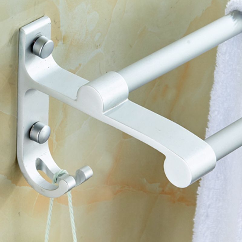 BowLift | Silver Contemporary Bathroom Hardware Set Stainless Steel Aluminum Bathroom Set